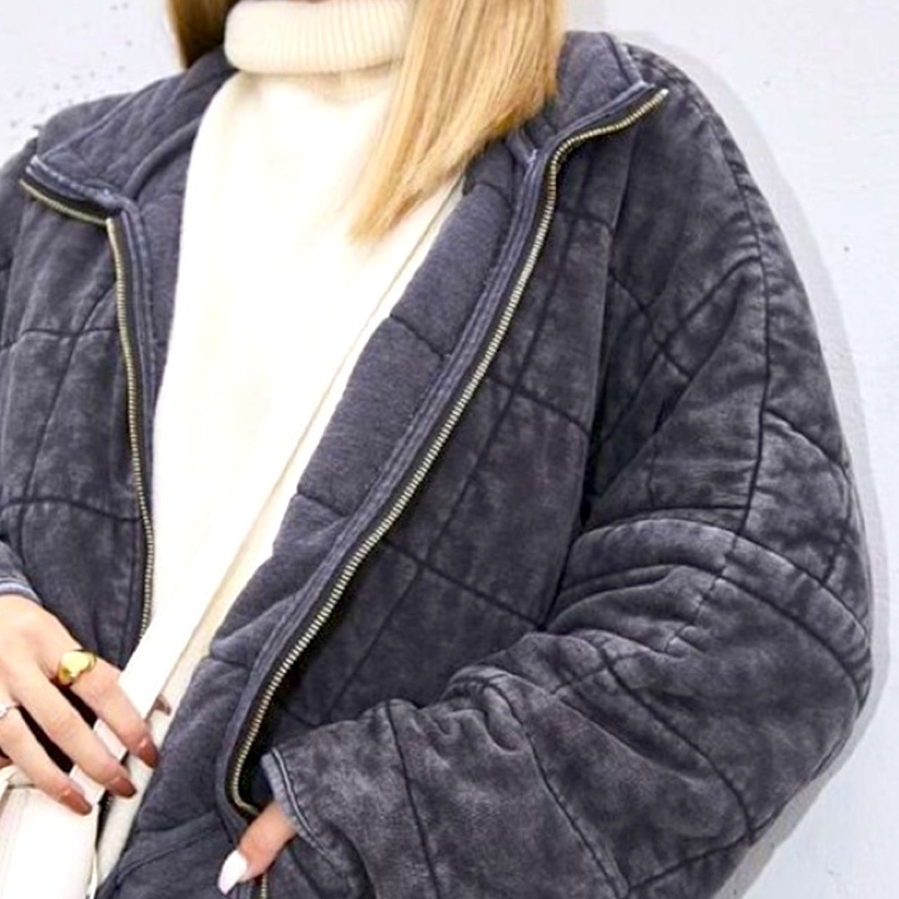 Forever 21 Quilted Jacket Free People Dupe Size XS
